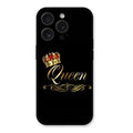 Cute Queen With Crown Glass Case For iPhone 15 Pro Max