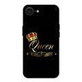 Cute Queen With Crown Glass Case For iPhone 16e