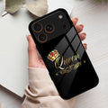 Cute Queen With Crown Glass Case For iPhone 17 Pro Max
