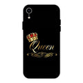 Cute Queen With Crown Glass Case For iPhone XR
