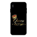 Cute Queen With Crown Glass Case For iPhone XS Max