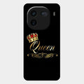 Cute Queen With Crown Glass Case For Iqoo 12 5G