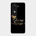 Cute Queen With Crown Glass Case For Iqoo Z9S 5G