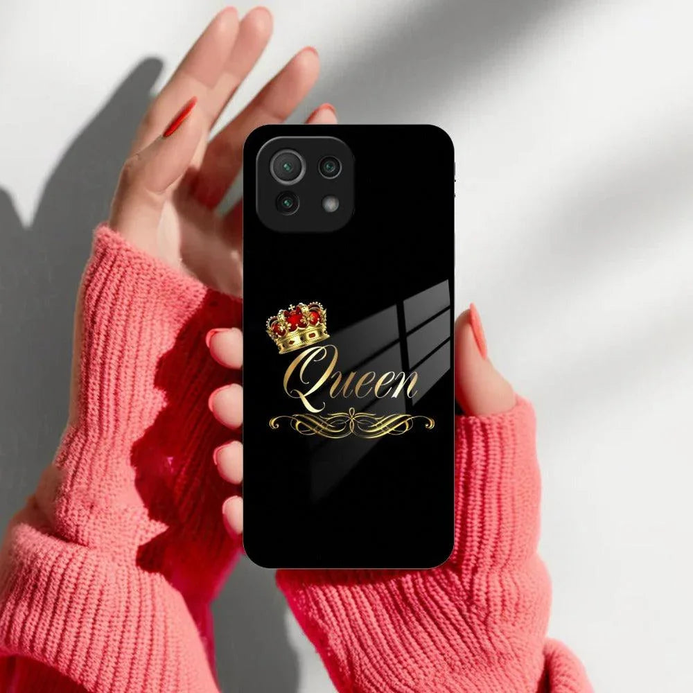 Cute Queen With Crown Glass Case For Redmi/Xiaomi - ShopOnCliQ