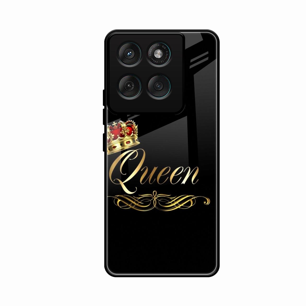 Cute Queen With Crown Glass Case For Motorola Edge 60 Stylus 5G