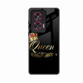 Cute Queen With Crown Glass Case For Motorola G96 5G