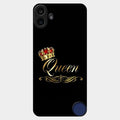 Cute Queen With Crown Glass Case For Nothing Cmf Phone 1