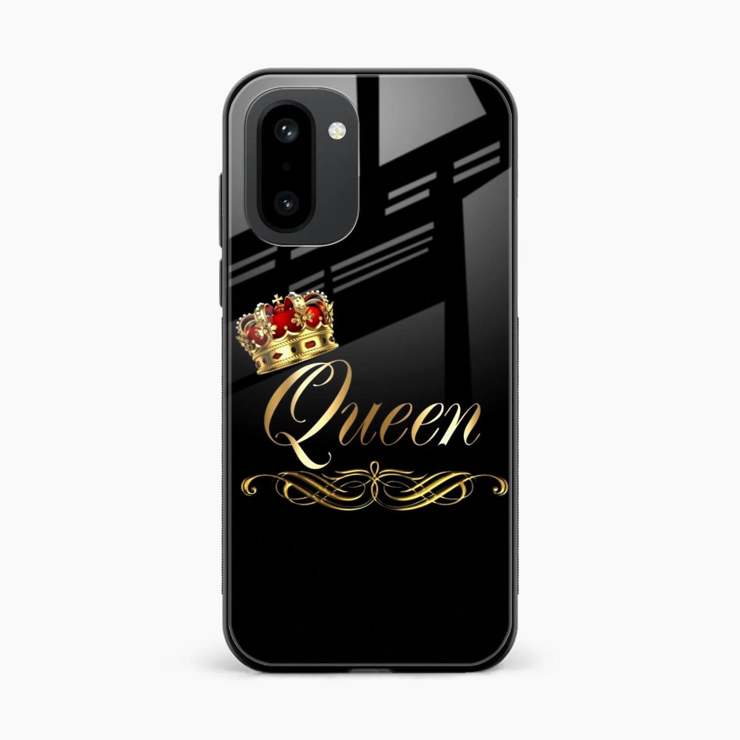 Cute Queen With Crown Glass Case For OnePlus 15R 5G