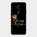 Cute Queen With Crown Glass Case For Oneplus 7T Pro