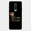 Cute Queen With Crown Glass Case For Oneplus 8