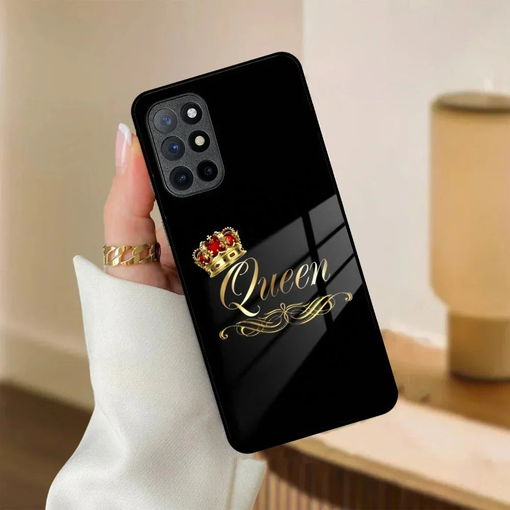 Cute Queen With Crown Glass Case For OnePlus - ShopOnCliQ