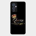 Cute Queen With Crown Glass Case For Oneplus 9 5G