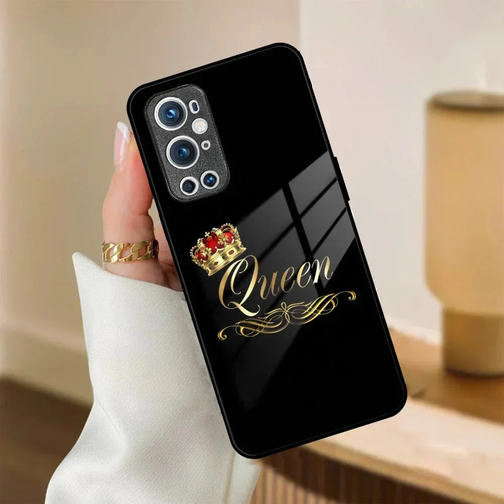 Cute Queen With Crown Glass Case For OnePlus - ShopOnCliQ