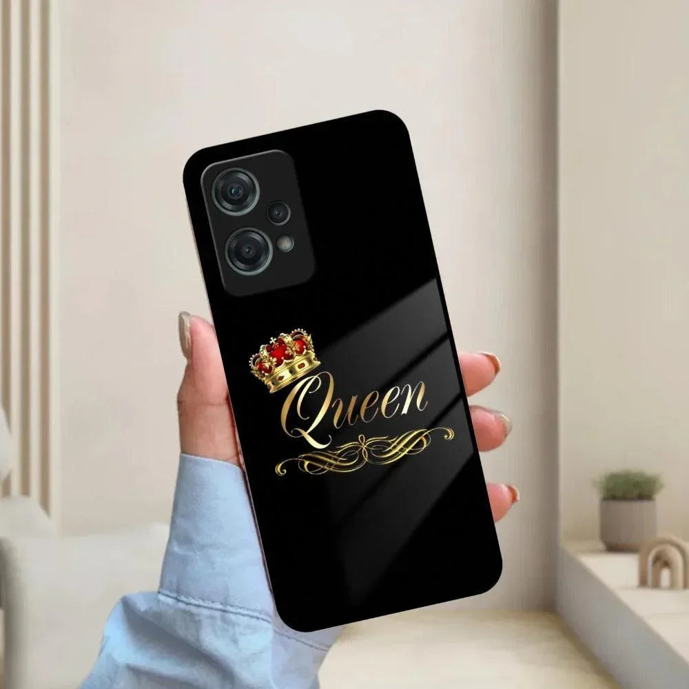 Cute Queen With Crown Glass Case For OnePlus - ShopOnCliQ