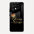 Cute Queen With Crown Glass Case For Oppo F31 5G