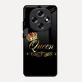 Cute Queen With Crown Glass Case For Oppo F31 Pro 5G