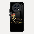 Cute Queen With Crown Glass Case For Oppo F31 Pro Plus 5G