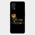 Cute Queen With Crown Glass Case For Realme 7 Pro