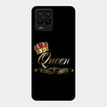 Cute Queen With Crown Glass Case For Realme 8 Pro