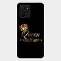 Cute Queen With Crown Glass Case For Realme 9I 5G