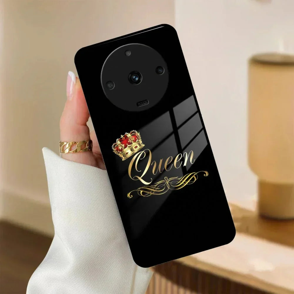 Cute Queen With Crown Glass Case For Realme/Narzo - ShopOnCliQ