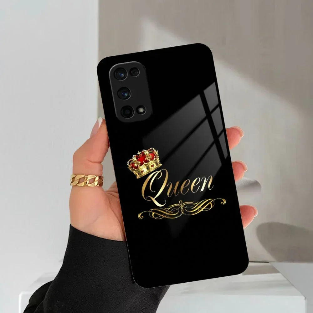 Cute Queen With Crown Glass Case For Realme/Narzo - ShopOnCliQ