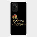 Cute Queen With Crown Glass Case For Redmi Note 10 Pro Max