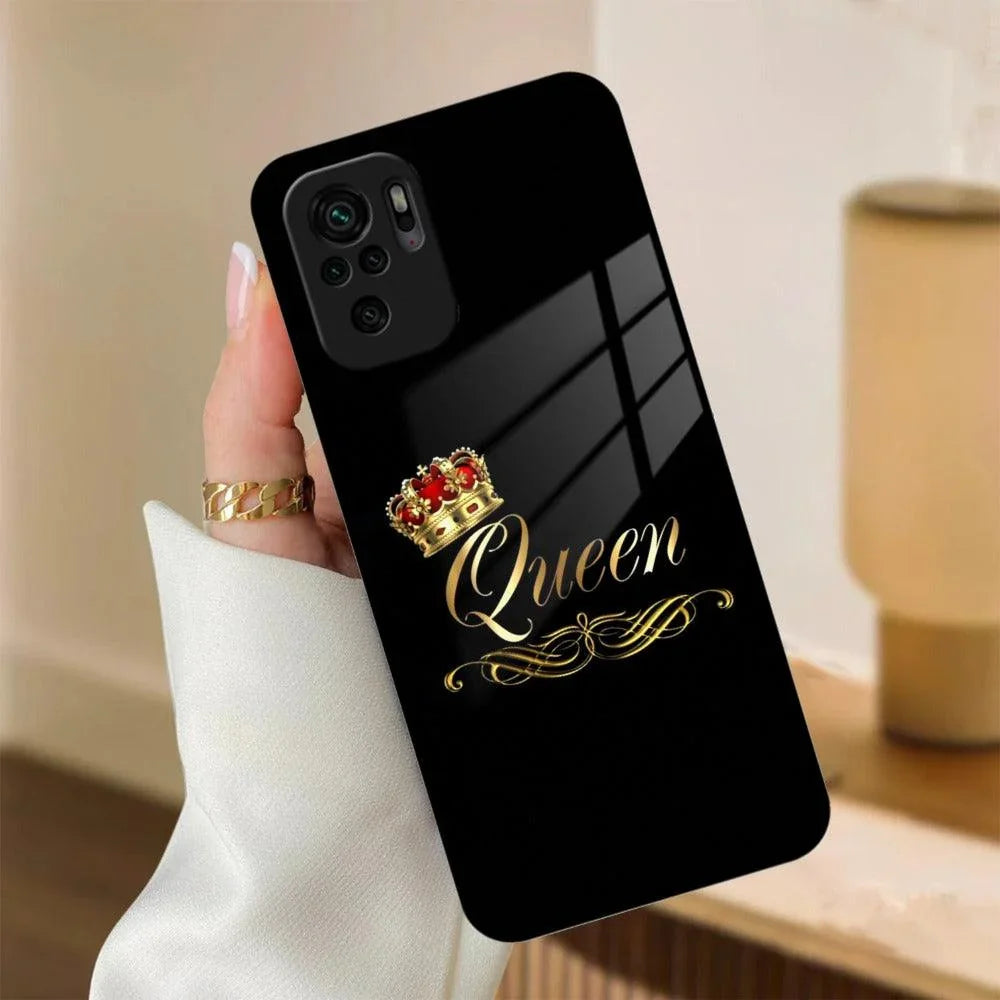 Cute Queen With Crown Glass Case For Redmi/Xiaomi - ShopOnCliQ