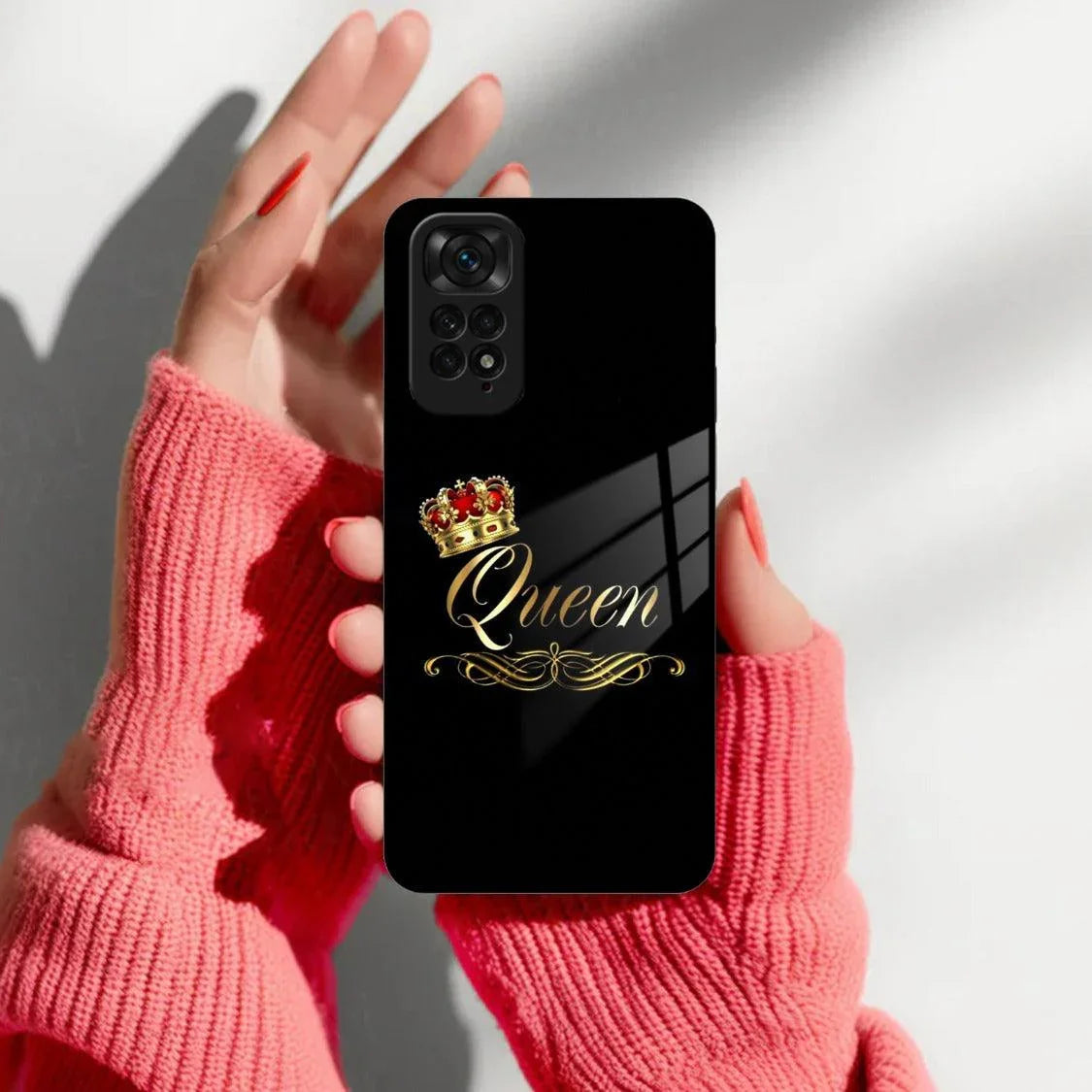 Cute Queen With Crown Glass Case For Redmi/Xiaomi - ShopOnCliQ
