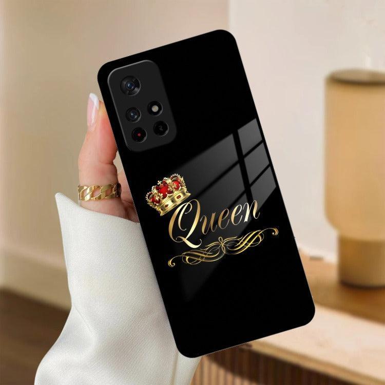 Cute Queen With Crown Glass Case For Redmi/Xiaomi - ShopOnCliQ
