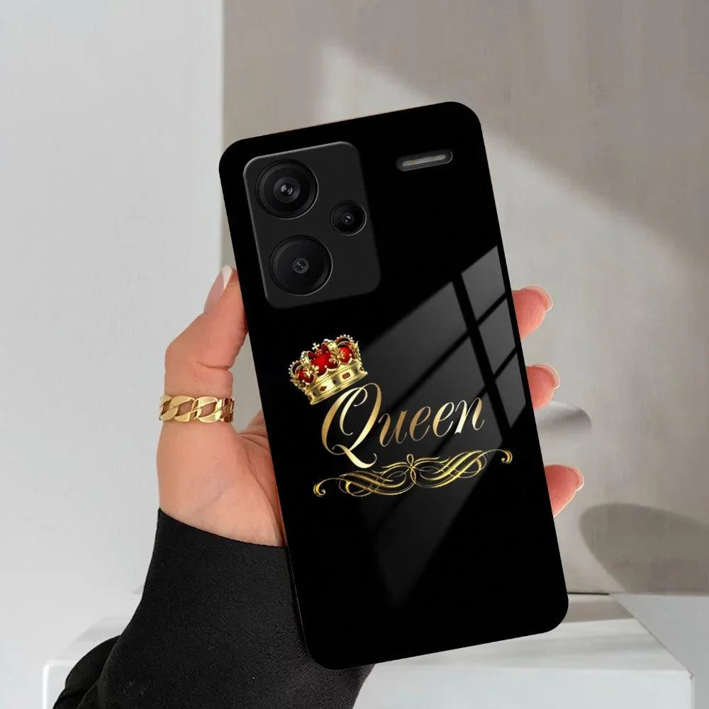 Cute Queen With Crown Glass Case For Redmi/Xiaomi - ShopOnCliQ