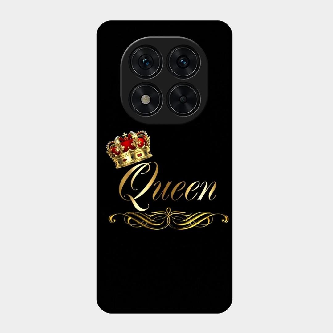 Cute Queen With Crown Glass Case For Redmi Note 15 Pro Plus 5G