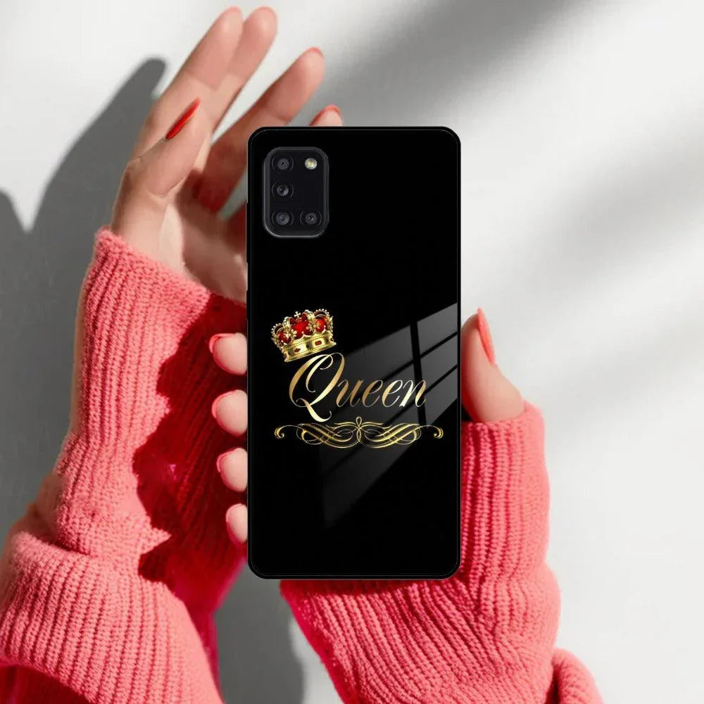 Cute Queen With Crown Glass Case for Samsung - ShopOnCliQ