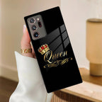 Cute Queen With Crown Glass Case for Samsung - ShopOnCliQ