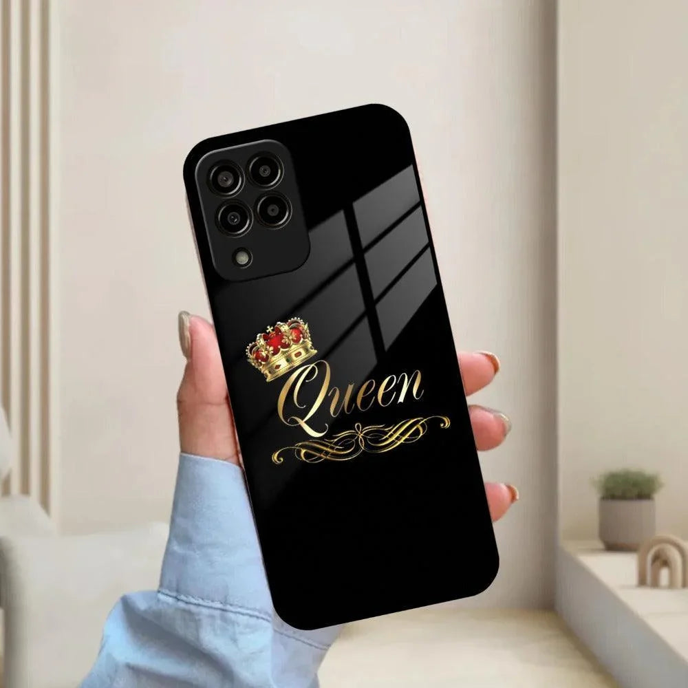 Cute Queen With Crown Glass Case for Samsung - ShopOnCliQ
