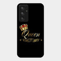 Cute Queen With Crown Glass Case For Samsung Galaxy A54 5G