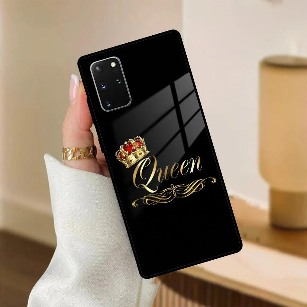 Cute Queen With Crown Glass Case for Samsung - ShopOnCliQ