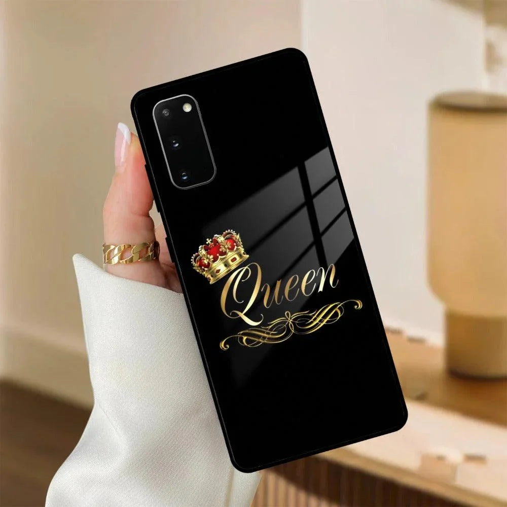 Cute Queen With Crown Glass Case for Samsung - ShopOnCliQ