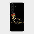 Cute Queen With Crown Glass Case For Samsung Galaxy S26 5G
