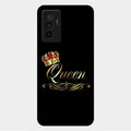 Cute Queen With Crown Glass Case For Vivo V23E 5G