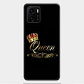 Cute Queen With Crown Glass Case For Vivo Y01