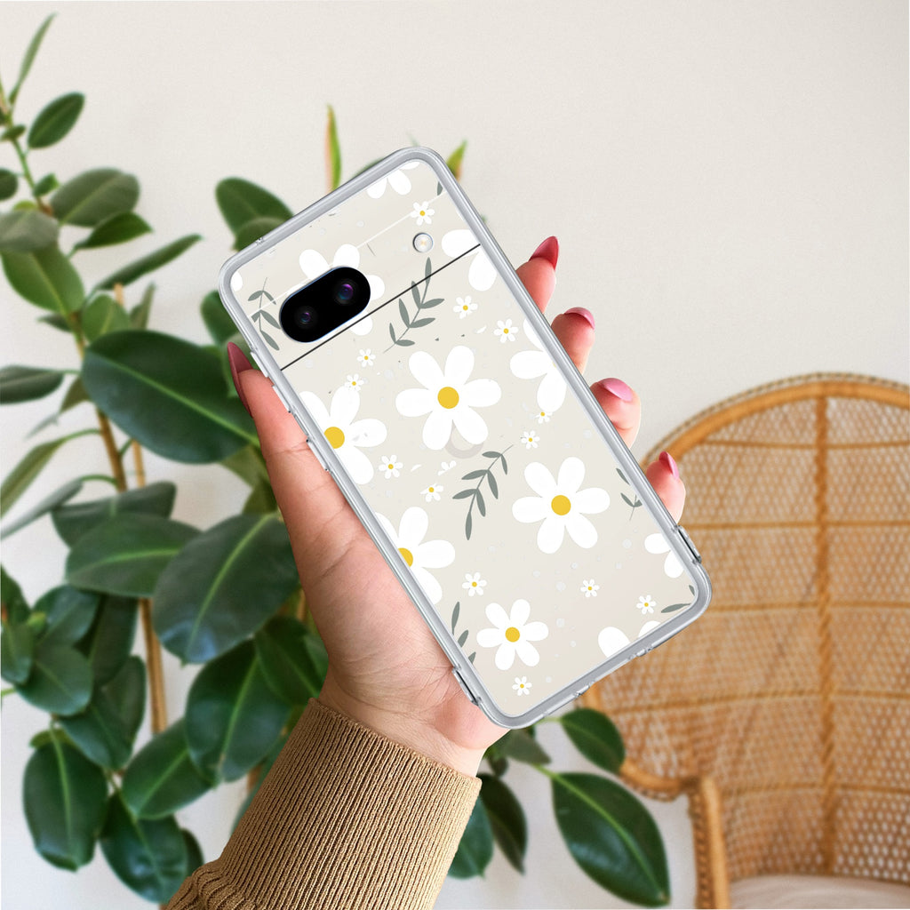 Daisy Bloom Anti Yellow Case For Google Pixel 8a 5G