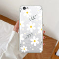 Daisy Bloom Anti Yellow Clear Case For iPhone 7 / iPhone 8 / iPhone Se 2020