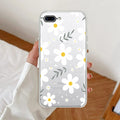 Daisy Bloom Anti Yellow Clear Case For iPhone 7 Plus / iPhone 8 Plus
