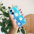 Daisy Bloom Transparent Silicon Case For iQOO Z6 Pro 5G