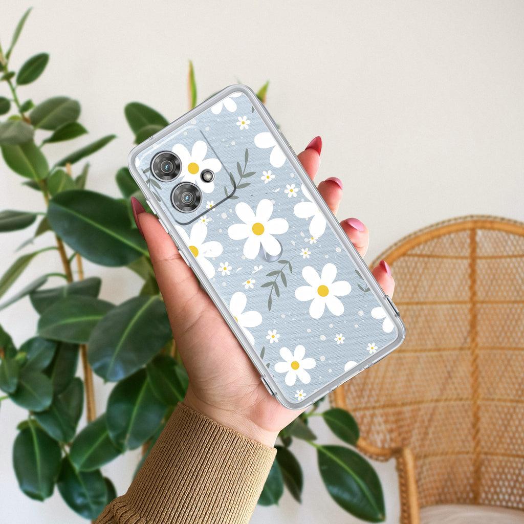 Daisy Bloom Anti Yellow Case For Motorola Edge 40 Neo 5G