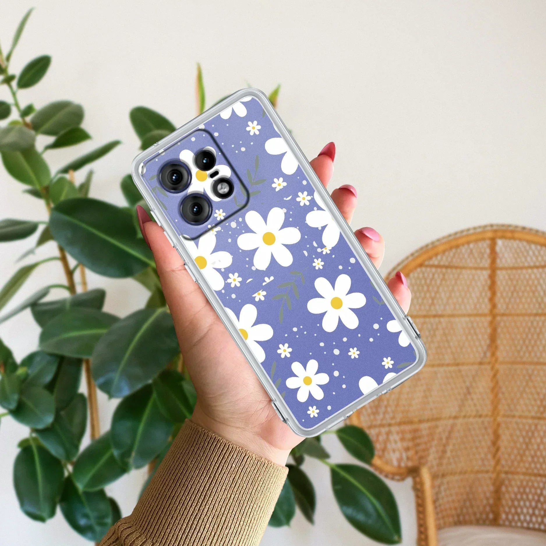 Daisy Bloom Anti Yellow Case For Motorola Edge 60 Fusion 5G