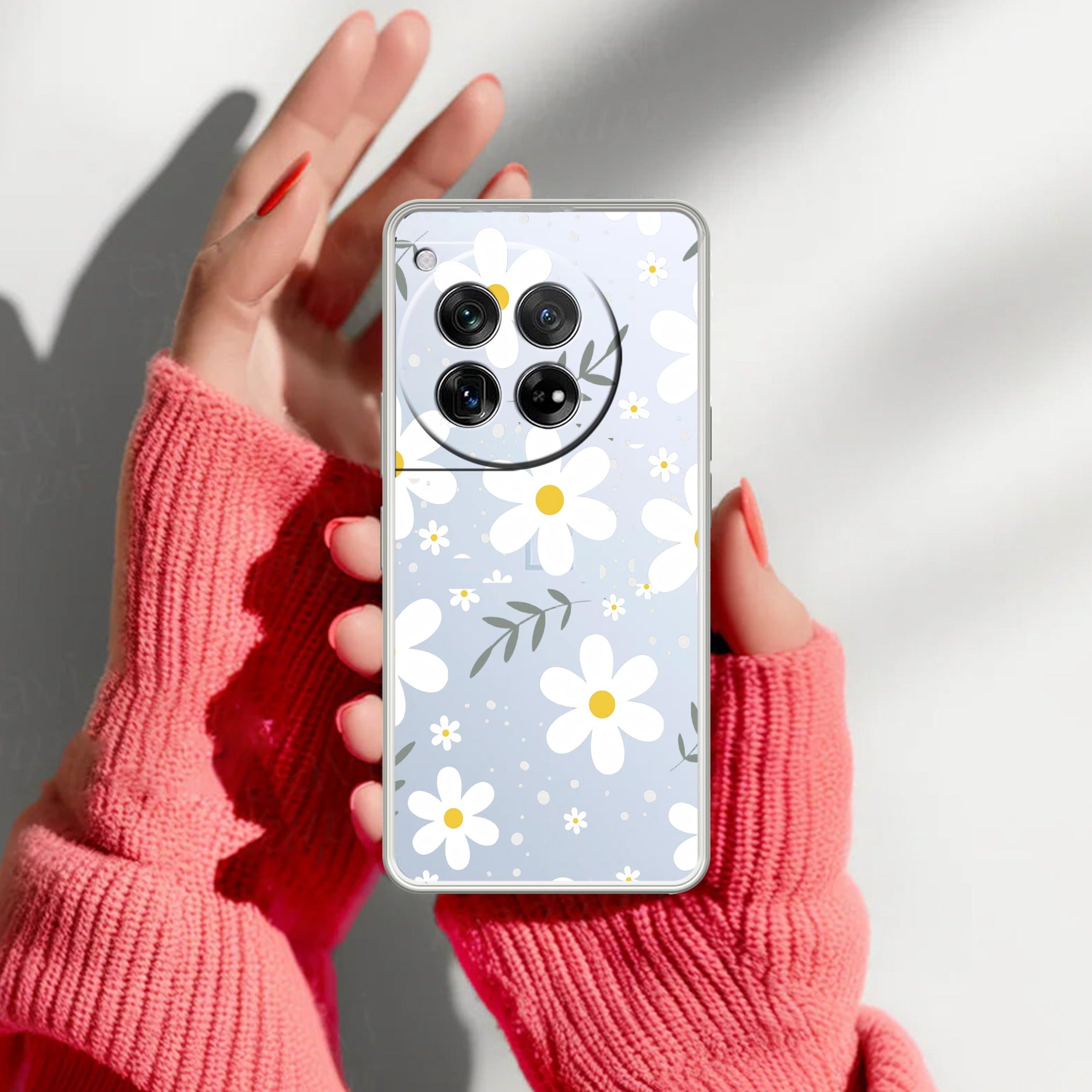 Daisy Bloom Transparent Silicon Case For OnePlus
