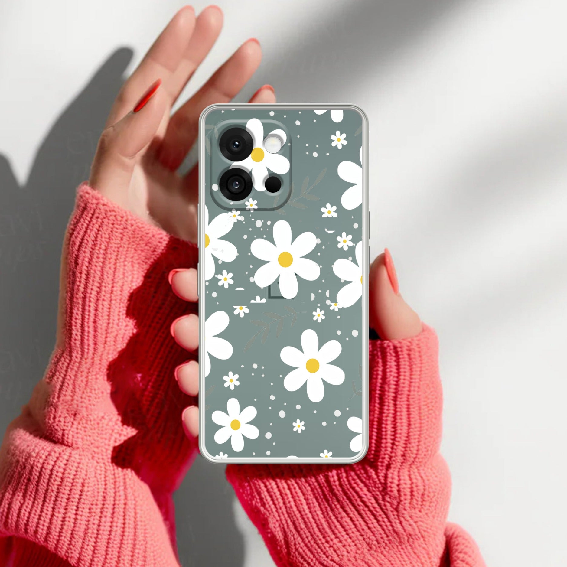 Daisy Bloom Anti Yellow Case For OnePlus 13s 5G