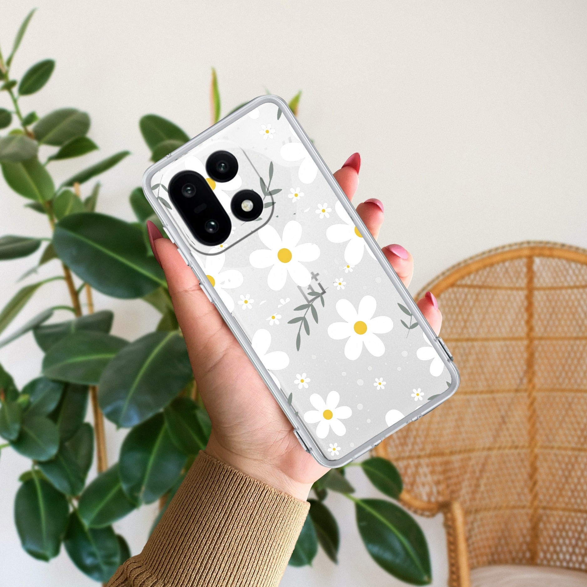 Daisy Bloom Anti Yellow Case For OnePlus 15 5G